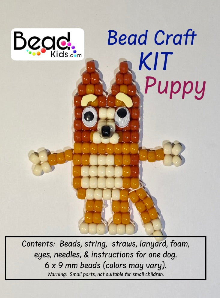 Bead Kit: Orange dog