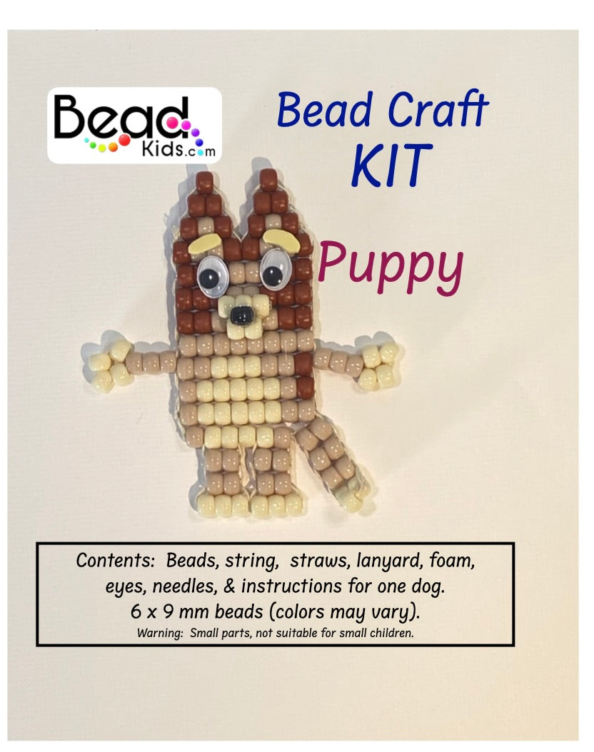 Bead Kit: Orange dog
