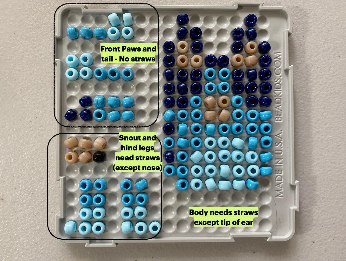 Bead Kit: Blue Dog